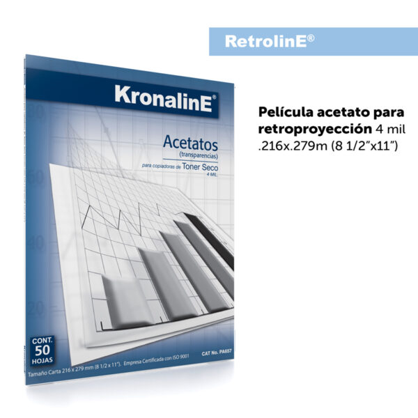 Acetato Kronaline 50 Hojas