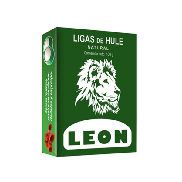 Ligas de Hule León #18 - Naturales y de Colores