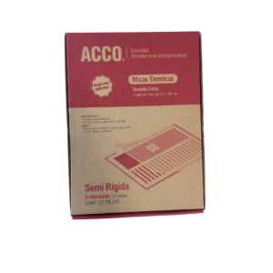 Mica Térmica ACCO Carta 5 Mil C/50  (P7254)